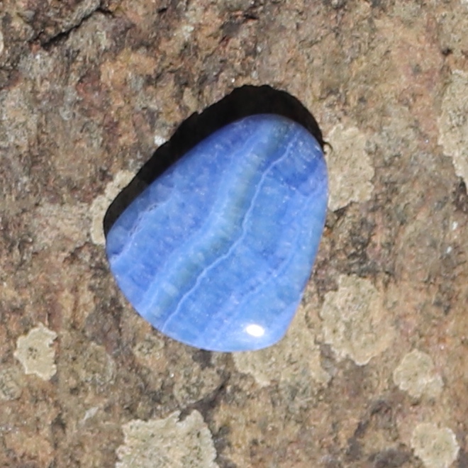 Calcédoine bleu